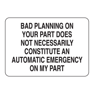 Brady Reflective Traffic Sign <b>Board</b> with Clear Warning <b>Message</b> for Indoor and Outdoor Work Areas - Product Image 2