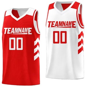 Maillot de basket-ball personnalisé blanc, turquoise et orange, unisexe, col en V, sans manches, en maille sublimée, OEM ODM, vente en gros, vêtements d'équipe, vêtements de sport pour adultes - Product Image 5