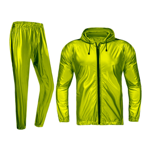 Combinaison de sauna personnalisée OEM pour la perte de poids, pour hommes et femmes, combinaison de sudation pour l'entraînement, la course à pied, la remise en forme, vente en gros de combinaisons de sauna - Product Image 1