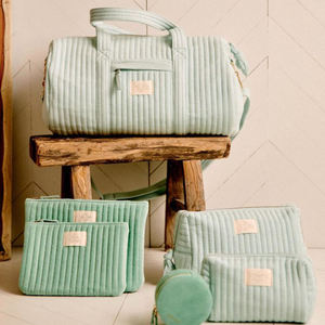 Ensemble de 5 sacs de voyage en velours côtelé avec fermeture éclair, capacité de 20 à 35 L, vente en gros - Product Image 4