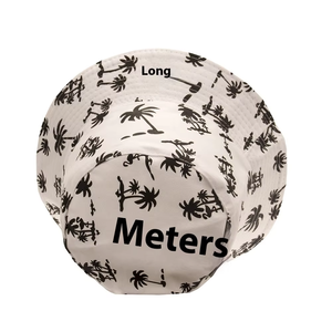 Chapeau Bob Unisexe en Polyester/Coton Doux Double Face Brodé 3D Effet Feuille de Cocotier Haute Qualité pour Usage Quotidien Décontracté - Product Image 3