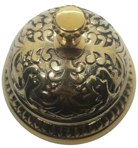 Luxury Vintage <b>Brass</b> Desk <b>Bell</b> Handmade Durable Customizable Reception <b>Bell</b> Office Front Desk Hotel Lobby Restaurant Bar - Product Image 2