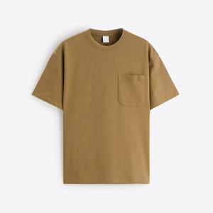 เสื้อยืดระบายอากาศแบบว่างเปล่าสำหรับผู้ชายเสื้อยืดสีดำแบบกำหนดเองขนาดใหญ่เสื้อยืดผ้าฝ้ายสะพายไหล่ทรงหลวม - Product Image 6