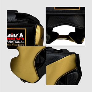 Best Protection Performance Customized Color Size Comfortable MMA Leather Kick Boxing <b>Training</b> <b>Head</b> Guard for Men Breathable - Product Image 4