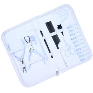 Kit de Herramientas para Extensiones de Cabello: Mini Tijeras, Pinzas de Seccionamiento, Peine de Aguja, Herramienta de Gancho de Bucle, Alicates para Rizado y Removedor - Product Image 1