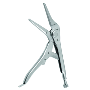 Pince à bec effilé professionnelle en acier inoxydable, verrouillable, réutilisable, autoclavable pour usage chirurgical, préhension de précision, accès étroit - Product Image 2