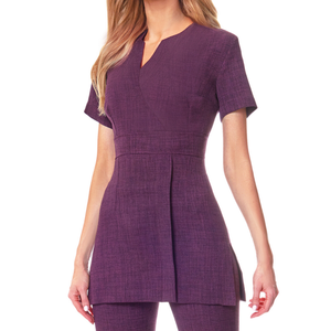 Custom New Fashion Salon Tunic <b>Elastic</b> Nail Beauty Spa Uniform Scrub Uniform With Adjustable <b>Lace</b> Knitted for Women Plus Size - Product Image 4