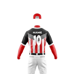 Uniforme de baseball respirant pour homme 2026 de haute qualité, 100 % polyester, avec logo et style personnalisés, imprimé par sublimation - Product Image 3