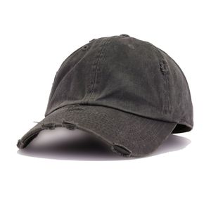 Gorra de Béisbol Unisex de 6 Paneles, Color Sólido, Algodón Lavado Desgastado, Ajuste Ajustable, Estilo Casual, Gorra para Adultos - Product Image 1