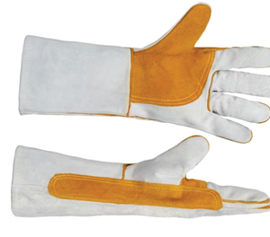 Durable Heatproof Anti-smash MIG TIG Welding <b>Gloves</b> Full Thumb Cowhide Fleece Lined Reinforced Extra Strength Comfortable Fit - Product Image 5