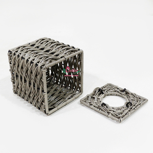 Artex Dong Thap Factory's Handmade Seagrass Baskets Water Hyacinth Natural Crafts From Vietnam Handicrafts by <b>Local</b> <b>Artists</b> - Product Image 6