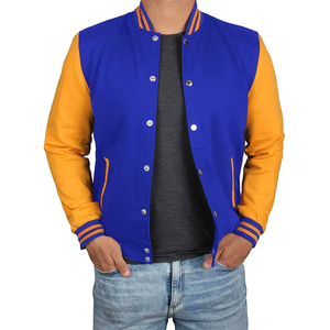 Customized Casual <b>Men</b> Streetwear Cool Varisty <b>Men's</b> Varsity <b>Jacket</b> Wool Varsity <b>Jacket</b> Custom Logo University Varsity <b>Jacket</b> - Product Image 5