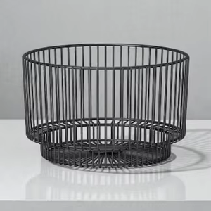 Modern Metal <b>Wire</b> <b>Storage</b> <b>Basket</b> Circle Shape Multi-Purpose Neatening Organizer - Product Image 5