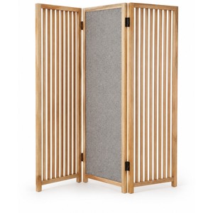 Paravent minimaliste en bois de manguier Aqdus Saleem |   Table pliante légère et écologique pour salon et extérieur - Product Image 1