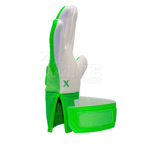 Gants d'entraînement de gardien de but de football personnalisables, paume en cuir, adhérence antidérapante, respirants, avec sangle de poignet pour l'entraînement et les matchs - Product Image 5