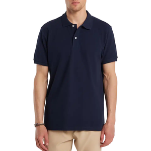 Camisa Polo Clásica para Hombre, Cuello Elegante, Manga Corta, Cierre de Botones, Corte Moderno, Estilo Casual Elegante, Detalles Refinados, Estilo Versátil - Product Image 1