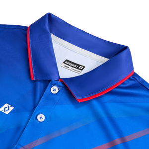 Polo unisexe en spandex/polyester sans couture respirant personnalisable, hauts vêtements de sport, vente en gros OEM ODM, tennis, pickleball actif - Product Image 5