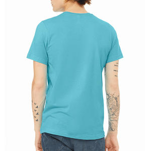 เสื้อยืดคอกลมแขนสั้นทรงหลวมสำหรับผู้ชาย ผ้าฝ้าย 100% แห้งเร็ว ระบายอากาศได้ดี เสื้อยืดลำลอง - Product Image 3