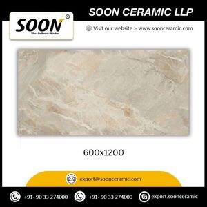Carreaux muraux en porcelaine mate I-TUSCON BROWN Infinite Matte 600x1200, imitation pierre moderne, pour usage intérieur salle de bain - Product Image 4