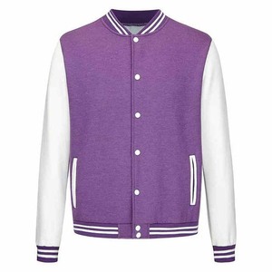 Style Custom Varsity JacketMen's Melton <b>Wool</b> Varsity Jackets Wholesale Letterman Jacket with Leather Sleeves - Product Image 6