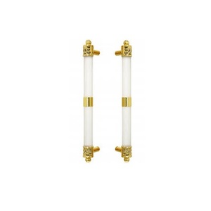 Epoxy Resin Acrylic Brass Furniture Cabinet <b>Pulls</b> Handles At Best Price Long Handle Bathroom Kitchen <b>Drawer</b> Cabinet Handle - Product Image 5