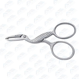 Ciseaux à cuticules en gros en acier inoxydable, ciseaux de coiffure fantaisie, ciseaux de précision tranchants pour la coupe des ongles et des cuticules pour salon - Product Image 4