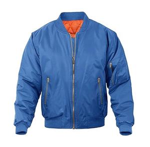 2025 nueva moda chaqueta Bomber con logotipo personalizado mejor chaqueta de vuelo bordada con decoración estilo de chaqueta universitaria - Product Image 1