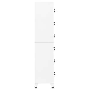 Armario de Acero Blanco de 15.0 x 15.7 x 70.9 Pulgadas para Almacenamiento - Product Image 4