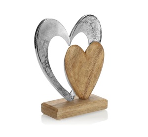 Nouvelle Arrivée : Décoration de Noël en Aluminium et Bois Faite à la Main, Accent Festif pour Table et Cadeaux - Product Image 5