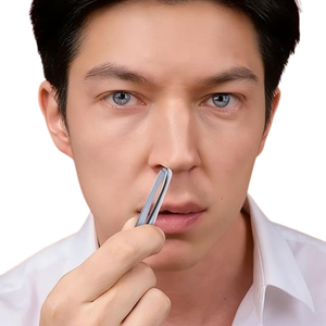 Pinzas para cejas con punta redonda de acero inoxidable, 3 uds., 3,54 pulgadas, duraderas, estilo moderno, depilación suave y delicada - Product Image 4