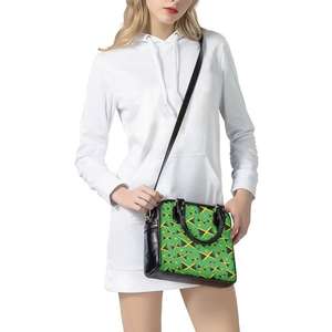 Bolso de mano de poliéster con estampado hawaiano Puakenikeni para mujer, bolso moderno con compartimentos para estudiantes universitarias 190 - Product Image 3
