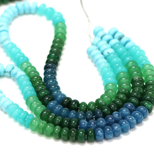 Cuentas de Cuarzo Multicolor en Forma de Rondelle: Gemas Lisas de Calidad AAA para la Elaboración de Joyería - Product Image 6