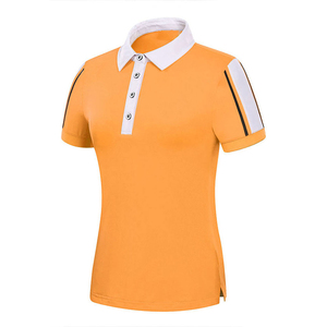 เสื้อโปโลผู้หญิงคุณภาพสูง PUFFIN SPORTS OEM แขนสั้น สีตัดต่อ แห้งเร็ว ทรงเข้ารูป สไตล์สปอร์ต สำหรับฤดูใบไม้ผลิและฤดูร้อน - Product Image 5