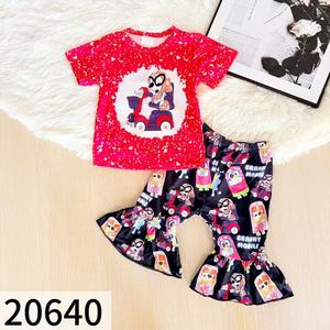 Set per Bambina Pronto per la Spedizione, <span class=keywords><strong>Completo</strong></span> 2 Pezzi in Tessuto Morbido Effetto Seta - Product Image 1