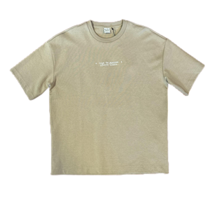 T-shirt à manches courtes pour homme, col rond, coupe classique, tricot gaufré, 100% coton, bordure contrastée, motif lettres décontracté, écologique, séchage rapide - Product Image 5