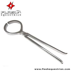 Custom Made <b>Plain</b> Mouth Hoof Tester Silver Stainless Steel Farrier <b>Tools</b> Hoof Tester Manufacturer - Product Image 2