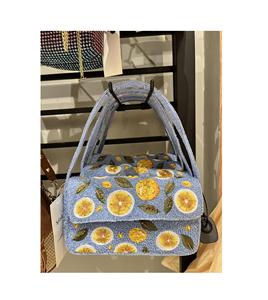 Bolso de Mano de Algodón Bordado con Flores Hecho a Mano, Forma Rectangular, Bolso de Fiesta, AL MALIK CRAFT - Product Image 2
