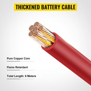 Kit di Isolamento Doppia Batteria 6m 12V, Sistema Relè di Carica Automatica 140AMP VSR per Camper, Imbarcazioni, Auto, Camion - Compatibilità 100% - Product Image 2