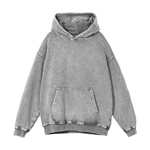 Sweat à capuche sans cordon en molleton 100 % coton de haute qualité, 360 grammes, coupe classique, respirant, séchage rapide, épaules tombantes, hiver - Product Image 6