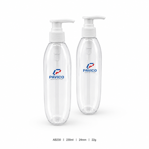 Botella de Plástico PET Transparente de 230 ml con Bomba para Champú, Gel de Ducha, Loción, Fabricante de Envases Cosméticos en Vietnam - Product Image 2