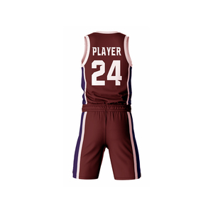 Uniforme de Baloncesto Ligero, Transpirable, de Alta Calidad, con Diseño Personalizado, Sublimado, Tallas Grandes, 100% Malla de Poliéster - Product Image 3