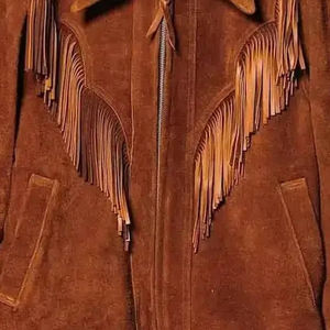 Chaqueta de Gamuza Personalizada al por Mayor, de Buena Calidad, Estilo Motero Vintage, para Hombre, con Flecos, Impermeable, Transpirable y Ecológica - Product Image 5