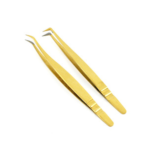 แหนบต่อขนตาไมโครไฟเบอร์90องศาปลายบาง - Product Image 2