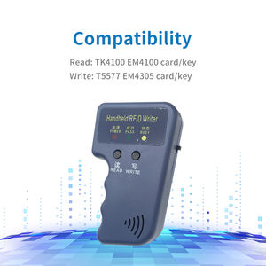 Senses&lot 125kHz EM4100/TK4100 Okuyucu Çoğaltıcı Okuma ve Yazma T5577 Kart Kimlik Anahtarlıkları Gri 125kHz Kartlar için Anahtarlık Etiketi - Product Image 3