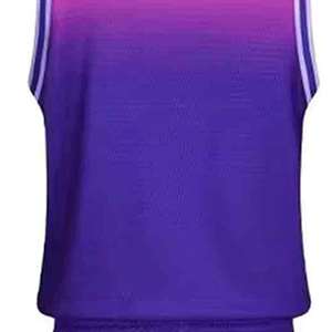 Uniformes de Baloncesto Más Vendidos, Ropa Deportiva, Conjuntos de Camisetas de Baloncesto para Entrenamiento, Uniformes de Baloncesto sin Mangas Lisos para Hombre - Product Image 4