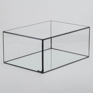 Nouvelle arrivée fantastique : grande vitrine en verre noir pour la maison et les accessoires de salon, carte photo personnalisée pour le rangement de bijoux - Product Image 6