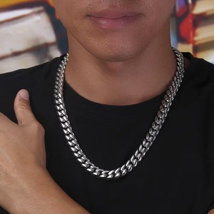 Most Selling <b>Iced</b> <b>Out</b> Diamond mossinate Gemstone <b>Chain</b> or Gifting Clubwear and Fashion Accessories Available for Best Price - Product Image 1