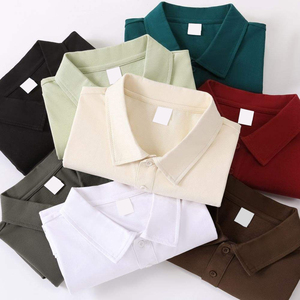 เสื้อโปโลชาย สินค้าขายดี ดีไซน์ใหม่ รับทำโลโก้ สีพื้น ระบายอากาศได้ดี เสื้อยืดโปโลสำหรับผู้ชาย - Product Image 4
