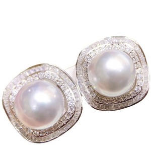 Versátiles Pendientes de Perlas Naturales Redondas de 10-11 mm, Estilo Micro Casual, Plata de Ley S925, Multiusos, 10-11 mm, Estilo Micro Casual - Product Image 5