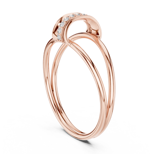 Anillo de oro amarillo macizo de 14k para mujer con diamante de corte brillante redondo minimalista en forma de flor, ideal para regalo de compromiso, aniversario o boda. - Product Image 6